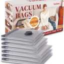 VacEase Vacuum Packing Storage BagsCompression Seal Bags for Travel Space Saver for Luggage and Suitcase