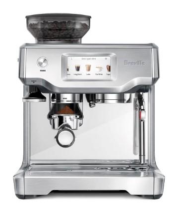 Breville BES880BSS Barista Touch Espresso Machine, Brushed Stainless Steel
Pull barista-quality espresso shots, lattes and cappuccinos at home with semi-automatic coffee maker with built-in grinder