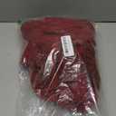 48 Inch Dark Red Knitted Christmas Maroon Tree Skirt Large Xmas Tree Skirts Round Base Skirt for Christmas Tree Decorations for 6-8FT Tree Christmas Treer Burgundy Tree Skirt Rug Decorations