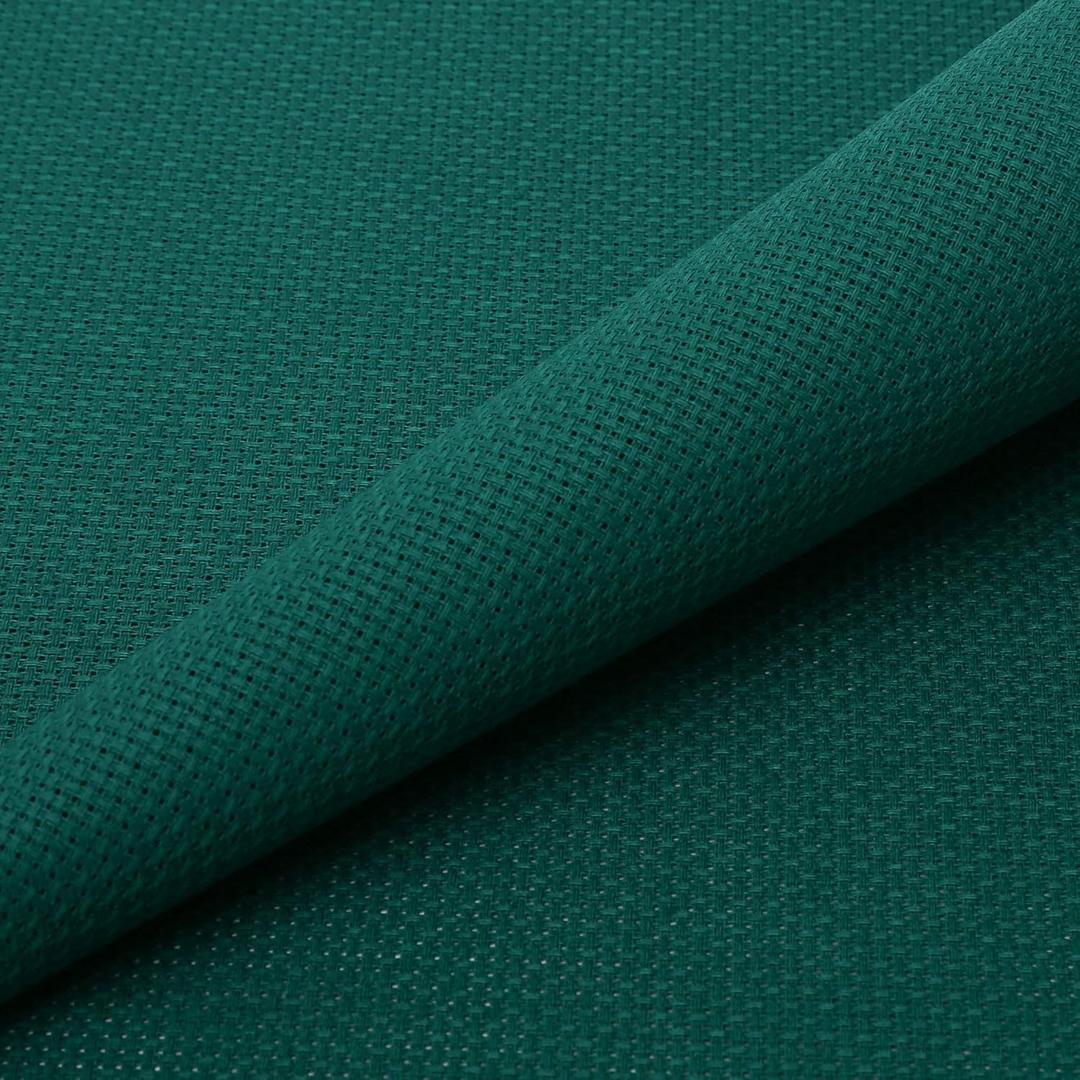 Aida Cloth 14 Count Cross Stitch Fabric,1928inch (14CT, Green)