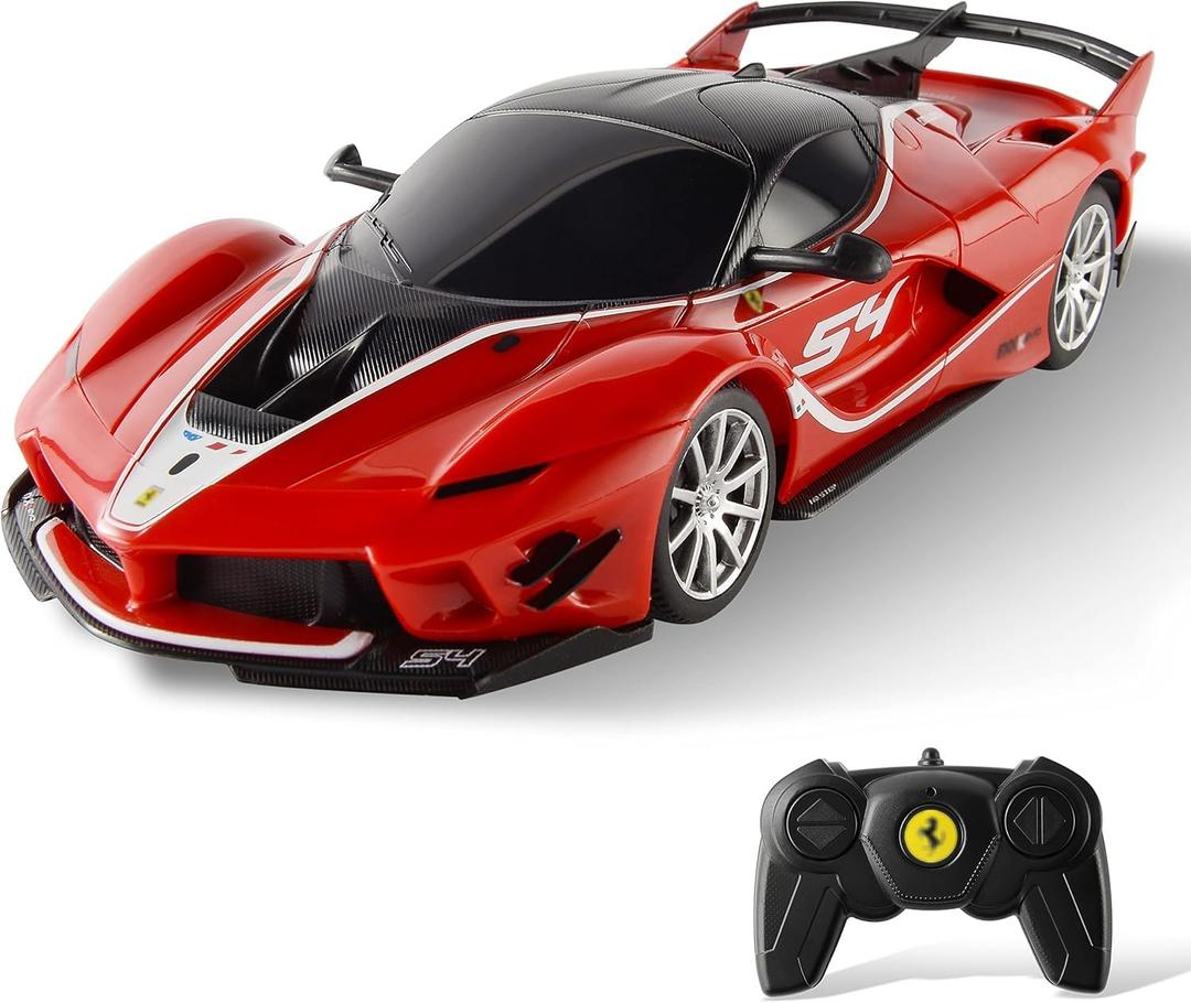 1:24 Scale Remote Control Car for Ferrari, 2.4GHz Model RC Cars, Electric Sport Racing Hobby Vehicle Gift for Adults, Kids, Boys, Girls - Red