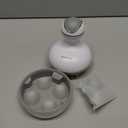 cotsoco Electric Scalp Head & Back Massager, Cordless Hair Massage Waterproof Head Massager with 4 Heads 84 Nodes for Hair Growth, Stress Relief & Deep Clean, Gifts for Mom, White