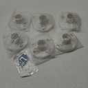 6 Pcs Medium Base E26 Lampholder Ceiling Light Sockets White Phenolic Bulb Socket Incandescent Fluorescent CFL Lamp Holder 660w 250v (Keyless)