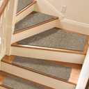 PURE ERA 2 x 3 Feet Cuttable Area Rug Washable Stair Landing Rug Cream Gray