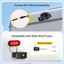 Wireless Backup Camera with 7" 1080p Monitor, RV Backup Camera for Furrion Pre-Wired, Recording 4-Channel Split Screen, IR Night Vision, IP69 Wide Angle, Back up Camera Systems for Truck Trailer