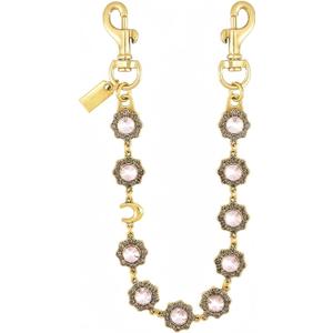 Bag Charm Chain,Bag Charms for Handbags,Cute Purse Chains for Handbags,Bag Charms for Handbags,Designer Gold Flower-Shaped Women's Purse Chain