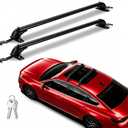 Universal Car Roof Rack 42.91"-44.88" Cross Bars w/Anti-Theft Lock