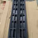 Pyle Car Vehicle Curbside Driveway Ramp - 4ft Heavy Duty Rubber Threshold Bridge Tracks Curb Ramps, 2 Pieces Set (for Car, Truck, Scooter, Bike, Motorcycle, Wheelchair Mobility), Black