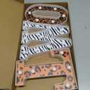 Two Safari Wild Birthday Decorations for 2 Year Old Girl and Boy,Light Up Letters Two Sign for 2nd Birthday Centerpiece Table Decorations,Jungle Animal Party Supplies Backdrop Wall Decor