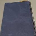 POPRUN 2026-2027 Monthly Planner A4 Size, 16 Months Calendar (Dec 2025-Mar 2027), 2 Pages per Month with Dotted & Lined Note, Monthly Tabs, Spiral Softcover, 2 Inner Pockets - Ink Blue (A4 Large-8.25'' x 11.75'')