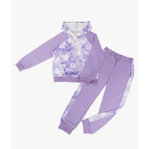 GRACE KARIN Girls 2 Piece Pant Sets Girl Long Sleeve Hooded Sweatshirt Clothes Set Kids Sweatpants Outfits, Size 6-14