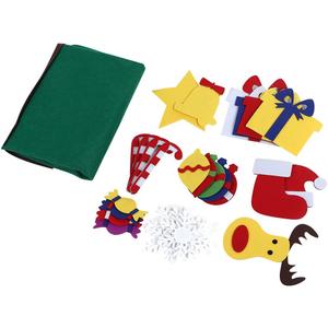 RASTKY DIY Wall Decoration Felt Christmas Tree Kit, Fun Christmas Party Supplies for Kids (C)
