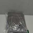 NICETOWN Doorway Curtain Panel for Bedroom - Room Darkening Light Blocking Thermal Insulated Solid Ring Top Blackout Window Drapes for Living Room (1 Panel, W66 x L84, Gray) (Grey)