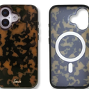 Sonix Case for iPhone 16 | Compatible with MagSafe | 10ft Drop Tested | Tortoiseshell | Brown Tort
