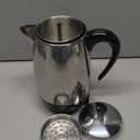 Farberware Electric Coffee Percolator, Stainless Steel Basket, Automatic Keep Warm, No-Drip Spout, 8 Cup