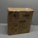 Garden Wall Mounted Hose Reel, Outdoor Heavy-Duty Water Hose Holder Winder, Holds 125 Feet of 5/8-Inch Hose, with 3.9 ft Leader Hose, Brass Fitting and Storage Basket for Yard, Black