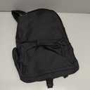 PAUBACK Black School Backpack for Girls Women Waterproof High School Book Bag Cute Backpack for Men Teens Boys, Lightweight Simple Middle School Back Pack Daypack