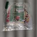 LANKBACK 8Pcs Christmas 1st Birthday Honeycomb Centerpieces for Oh What Fun It Is to Be One Christmas 1st Birthday Party Decorations Green Red Sliver