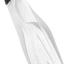 SCUBAPRO GO Travel Scuba Diving Fin for Snorkeling and Swimming, Open Heel Strap  White, X-Small-Small