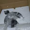 Crystal Chandeliers for Dining Room Lights Fixtures, 9 Lights Black Modern Chandeliers for Bedroom, 3-Tier Round Crystal Lighting Fixtures for Living Room Entryway Kitchen Island D20 Inch