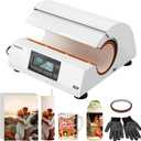Tumbler Heat Press Machine - Auto Mug Heat Press Fast & Even, Auto-Off Safe Professional Sublimation for 10-30oz Cups, Glasses and Mugs