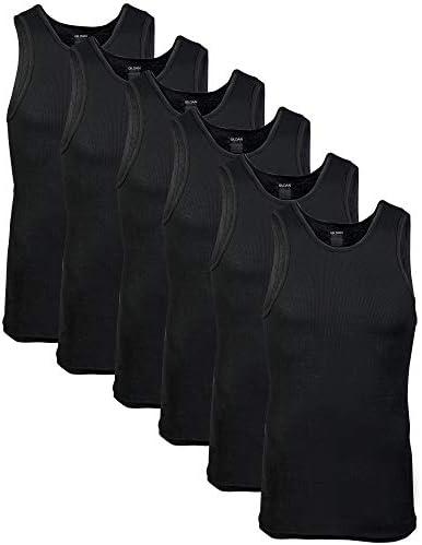 Gildan Men's A-Shirt Tanks, Multipack, Style G1104 Size L