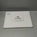 Women's Casual Summer Dress Crewneck Short Sleeve Tie Knot Front Flowy Midi Dress with Pockets for Party & Daily (Brown, L)