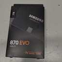Samsung 870 EVO SATA III SSD 1TB 2.5 Internal Solid State Drive, Upgrade PC or Laptop Memory and Storage for IT Pros, Creators, Everyday Users, MZ-77E1T0B/AM