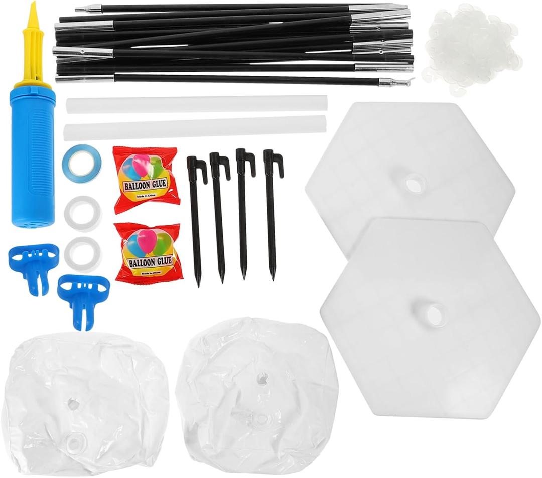 1 Set Balloon Arch Kit with Water Base Reusable Stand for Wedding Birthday Festival Decorations Party Supplies for Easy DIY Installation