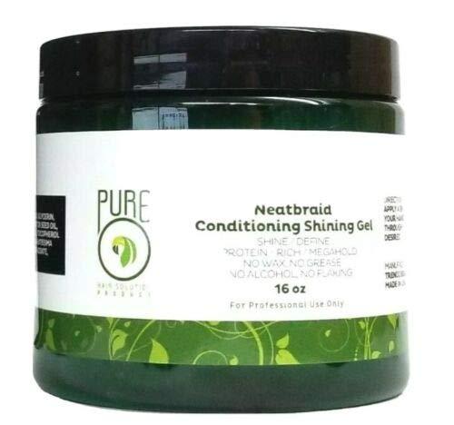 Pure O Natural Neat braid Beauty Professional Conditioning Shining Gel 16 oz