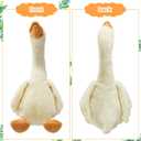 Sosation 3 Pieces 23.6'' Silly Goose Plush Stuffed Animal Toy, Swan Stuffed Animal, White Fluffy Cute Goose Funny Duck Plush Swan Toys Gifts for Home Birthday Favor