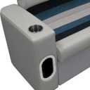 Wise 8WD112-221 Deluxe Series Pontoon Right Arm Rest, Grey