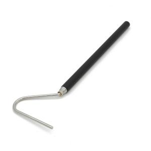 JIHAQUA Stainless Steel Extensible Snake Hook 39 inch, Retractable Reptile Hook, Pick-up Handling Tool (39 inch)