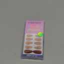 BTArtbox Press On Nails Almond - 3D Cherry Medium Red French Tip Press On Nails with Glue for Women, Opaque Soft Gel Glue On Nails in 15 Sizes - 30 Stick On Nails Kit, Pinky Swear
