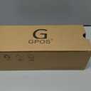 GPOS Womens Slides with Memory Foam Soft Cushioned Cozy House Slippers for Woman Comfy Open Toe Ladies Sandals Leather Slip on Bedroom Shoes Plantar Fasciitis Indoor Outdoor (Gold, M)