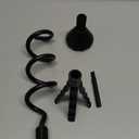 Christmas Tree Topper Holder - Twist On Universal Stabilizer with Adjustable Attachments. Secure Lock for Treetop Ornaments, Fits Most Basic Tree Types & Topper Bases (Black)