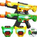 Laser Tag Guns Toys Set of 2 with Rechargeable Upgraded LED Digital MultiFunctional Vests Birthday Gifts for Kids Boys Girls 8 9 10 11 12+ Years Old Teens Adults Christmas Indoor & Outdoor Activities