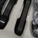 Thenice for 11th Gen Civic Door Handle Cover Snap-on No Tape Exterior Handle Protection Compatible with Honda Civic 2026 2025 2024 2023 2022 Accessories, Accord CR-V HR-V 2023-2026 -Piano Black