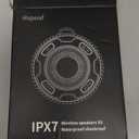 Bluetooth Speaker, 2025 New Stocking Stuffers Portable Wireless Speaker with 6D Loud Sound, IPX7 Waterproof, HD Call, RGB Lights, 12H Playtime for Home/Party/Outdoor/Beach, White Elephant Gift