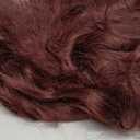 NAYOO Burgundy Wig for Women 26 Inch Long Wavy Synthetic Wig, Wine Red Middle Part Wig, Natural Looking Heat Resistant Fiber, Soft Lightweight Wig for Daily Wear Party Cosplay