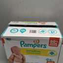 Pampers Sensitive Baby Wipes, Unscented, Fragrance Free, Clinically Proven, Water Based, Hypoallergenic, Multi-Use, Hand Wipes, 1344 Wipes Total (24X Flip-Top Packs)