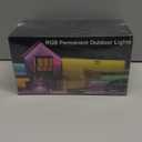 Fussion Permanent Outdoor Lights for House, 150ft RGB Halloween House Lights Outdoor with APP Remote Control, IP67 Waterproof Smart Eternity Eaves Lighting for Christmas, Holiday, Party, Daily