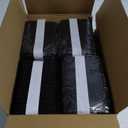 Fuxury Black Bubble Mailers 4x8" 200 Pack Waterproof Padded Envelopes Self Seal Bubble Envelopes Usable Size 4x7" Padded Mailers for Small Business Shipping Envelope Mailers