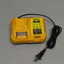 Lenoya DCB112 Charger Repalcement for Dewalt 12v/20v Battery Charger Compatible with Dewalt 12v/20v Max Battery DCB200 DCB203 DCB125 DCB107 Yellow