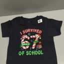 I Survived 67 Days of School Candy Cane Christmas Meme T-Shirt, 4T