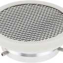 Motorcycle Carburetor Air Filter Cup with Net 55mm Velocity Stack Intake Wind Horn Cup Replacement Suitable for Scooter Motorcycle ATV PWK32 34mm Carburetor, Silver