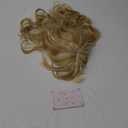 RightOn 22 Inches Blonde Mix Brown Wig Long Curly Mix Blonde Wig with Bangs Long Wavy Wig for Halloween Cosplay Costume Party