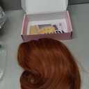 Ginger Bob Wig with Bangs for Women Short Orange Wigs Natural Fashion Synthetic Wig for Daily Halloween Cosplay Colorful Costume Wig Use 12 Inch