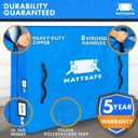 Nordic Elk Mattress Bags for Moving and Storage (Queen) Heavy Duty Moving Supplies, 8 Sturdy Handles, Strong Zipper, Mattress Cover Queen Size Bed Bags, Storage Cover Essentials Packing Protector