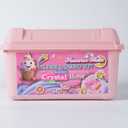 Pink Slime Kit Set Crystal Slime Kit Set Peach Pink Jelly Cube Glimmer Crunchy Slime D